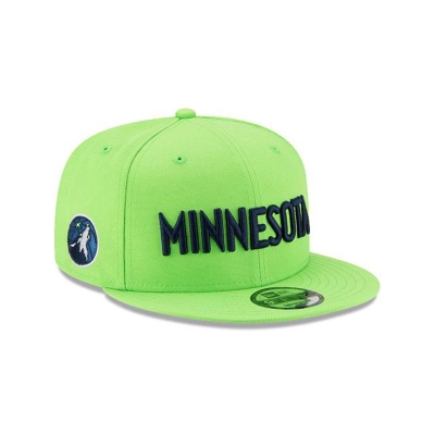 Minnesota Timberwolves Gorra | New Era NBA Statement Edition 9fifty Snapback Cap Mexico - Verdes